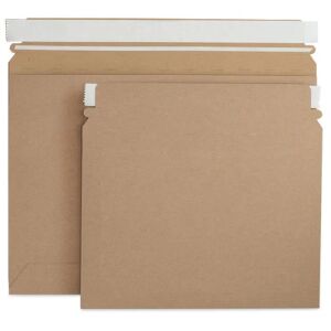 Kraft Self-Seal Stayflats® Mailers