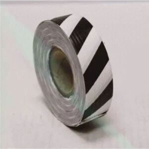 Flagging Tape Black/White Stripes Color, Vinyl