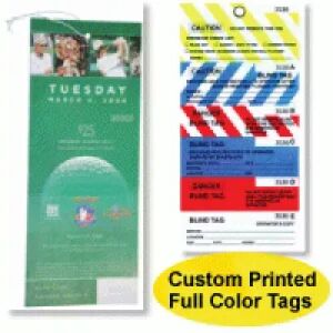 Full Color Custom Printed Paper Tags