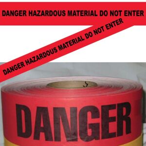 Danger Hazardous Material Do Not Enter Tape