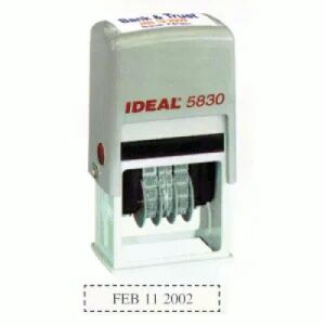 Self Inking Dater Stamp (1 1/4\