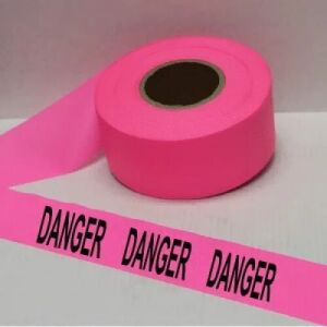 Danger Danger Danger Tape, Fl. Pink  