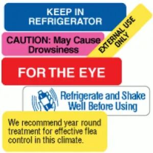 Medication Instruction Labels