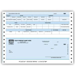 CB303C, Classic Continuous Payroll Check