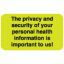 HIPPA/Privacy Labels