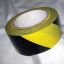 Barricade Tape-Alternating-Stripes,Black & Yellow