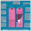 Superior Bag Claim Check Tags with 5 labels, Pink