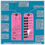 Pink Bag Identification Tags, Manifold Construction with 8 Labels