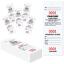 3 Part Parking & Claim Check Tags, White, 6 3/4\