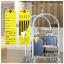 Superior Bag Claim Check Tags with 5 labels, Yellow