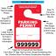 Plastic Parking Permits - Consecutively Numbered