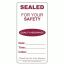Sealed For Your Safety Contact-Free Delivery Labels