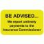 Insurance Patient Responsibility Labels