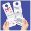 Parking & Claim Check Tags, White, 9 1/2\