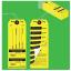 Yellow Bag Identification Tags, Manifold Construction with 8 Labels