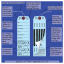 Superior Bag Claim Check Tags with 5 labels, Light Blue