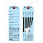 Superior Bag Claim Check Tags with 5 labels, Light Blue