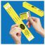 Bag Identification Tags with Transfer Tape - Yellow