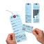 Superior Bag Claim Check Tags with 5 labels, Light Blue