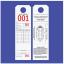 Parking & Claim Check Tags, White, 9 1/2\