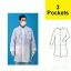 3 Pocket Heavy Duty Polypropylene Lab Coats