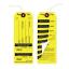 Yellow Bag Identification Tags, Manifold Construction with 8 Labels