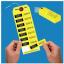 Yellow Bag Identification Tags, Manifold Construction with 8 Labels