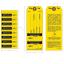 Yellow Bag Identification Tags, Manifold Construction with 8 Labels