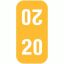 70800 Smead® compatible Year tabs