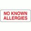 ALLERGY Alert Labels