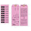 Pink Bag Identification Tags, Manifold Construction with 8 Labels