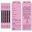 Superior Bag Claim Check Tags with 5 labels, Pink
