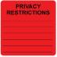 HIPPA/Privacy Labels