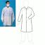 Non Elastic Wrist Lab Coats