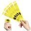 Bag Identification Tags with Transfer Tape - Yellow