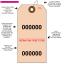 2 Part Manila Claim Check Tags