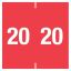14900 Ames® compatible Year tab labels