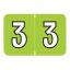 Amerifile Colorbrite® Compatible Numbers Tabs