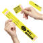 Bag Identification Tags with Transfer Tape - Yellow