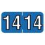 14400 Colwell® compatible Year tab labels