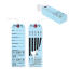 Superior Bag Claim Check Tags with 5 labels, Light Blue