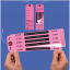 Superior Bag Claim Check Tags with 5 labels, Pink