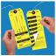 Yellow Bag Identification Tags, Manifold Construction with 8 Labels