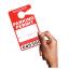 Large Thick Plastic Parking Permits with UV Varnish - Numbered
