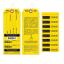 Yellow Bag Identification Tags, Manifold Construction with 8 Labels