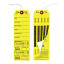 Superior Bag Claim Check Tags with 5 labels, Yellow
