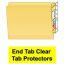 File Folder End Tab Protectors