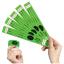 Bag Identification Tags with Transfer Tape - Green