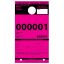 Temporary Paper Parking Permits - Mirror Hang Tags, Fluorescent Colors