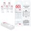 Parking & Claim Check Tags, White, 9 1/2\